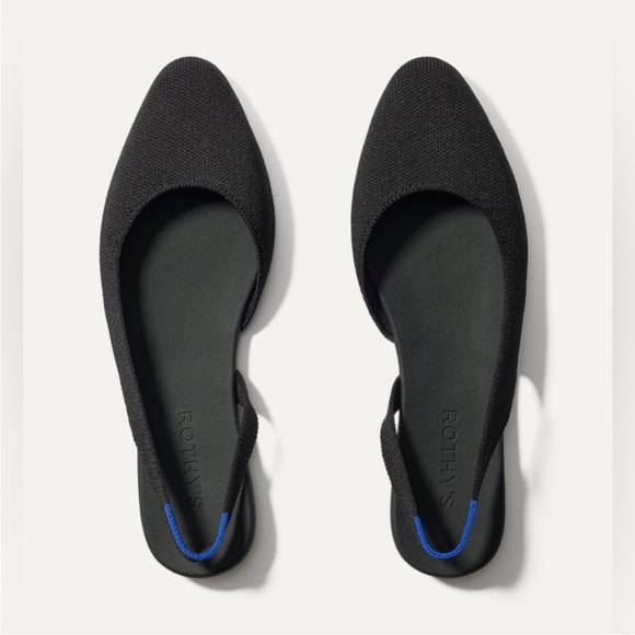 Rothy's Shoes - Rothy's The Almond Sling Back Black Size 8 1/2 US